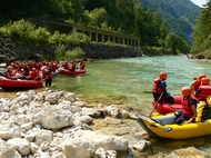 Rafting na Salze