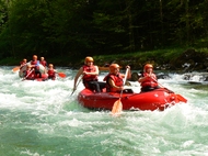 Rafting na Salze