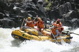 Rafting na Zambezi