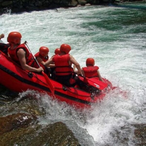 RAFTING A FERRATA V DOLOMITECH